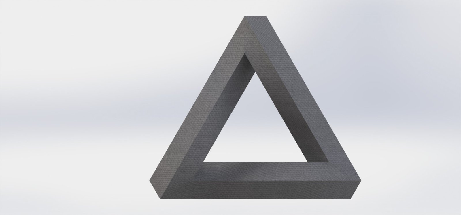 Triangulo de Penrose por Pedro Luis Ruiz. World Cup SolidWorks